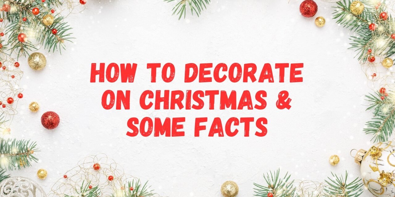 HOW TO DECORATE ON CHRISTMAS DIY & SOME FACTS