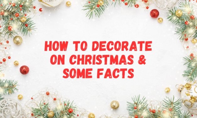 HOW TO DECORATE ON CHRISTMAS DIY & SOME FACTS