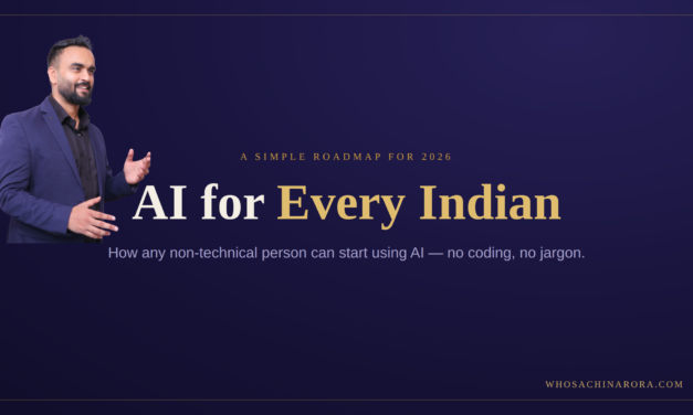 How Any Non-Technical Indian Can Start Using AI in 2026 — A Simple, No-Jargon Roadmap